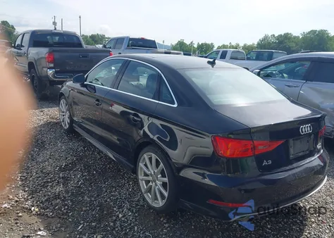 2016 Audi A3 2.0T Premium z USA, uszkodzony, nr VIN WAUJ8GFF9G1004647
